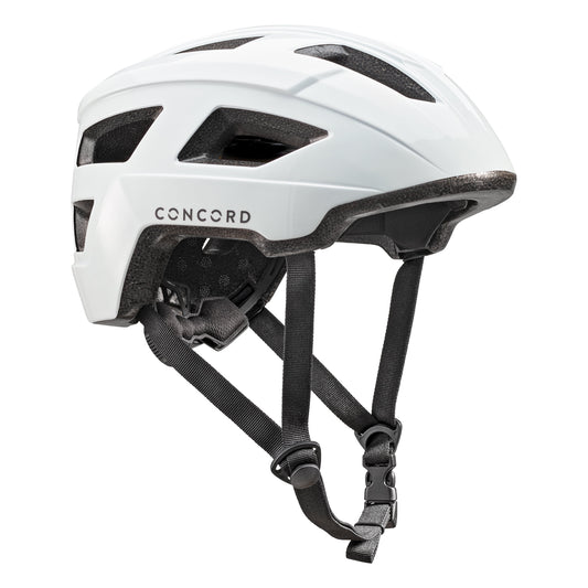 Concord Adult Light Gray Bike Helmet, Adjustable Fit