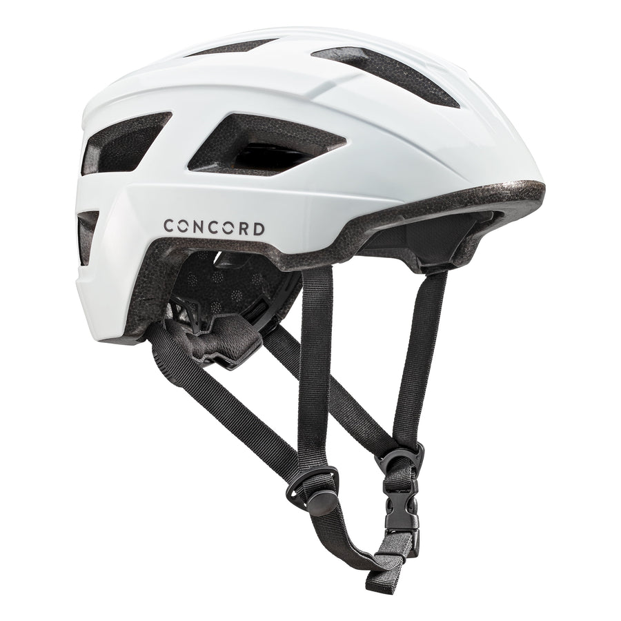 Concord Adult Light Gray Bike Helmet, Adjustable Fit