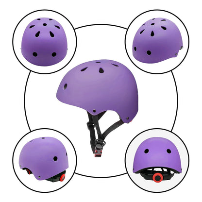 Tripumer Kids Bike Helmet Toddler Ages 3-8 Years Old Boys Girls Children Adjustable Bicycle Helmet Purple